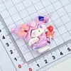 Gato Blanco Cachorro DIY Resina Joyería Accesorios Funda de Teléfono Pegamento Crema Cubierta Protectora Parche Material para Joyería Dibujos Animados