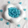 Céu Estrelado Maçã Brilhante Contas Colar Pulseira DIY Feito à Mão Acessórios de Joias com Contas de Sereia Flor de Jade Contas de Maçã Dourada