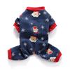 Ropa para mascotas Ropa para alces Ropa para perros Ropa para cachorros de cuatro patas de Papá Noel transfronterizo Ropa para mascotas de muñeco de nieve