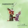 Chaveiro de Acrílico Animado Judy e Nick de Zootopia Estilo Igual Pingente Divertido