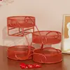 Bandeja de dulces para compromiso, pieza decorativa creativa para uso doméstico, mesa de centro de sala de estar, cesta de frutas y bocadillos, bandeja de exhibición de dulces para bodas