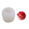 Molde de Silicona para Vela de Rosa DIY Molde de Cubitos de Hielo de Rosa Día de San Valentín Molde de Yeso para Aromaterapia de Rosa