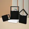Película transparente de fábrica a prueba de polvo joyería joyería almacenamiento caja de cajón caja colgante joyería plástico creativo empaque de regalo