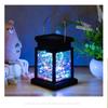 Lanterna Solar Pequena de Palácio Luz Pendente de Estrela de Fio de Cobre LED À Prova d'Água Pátio Casa Jardim Paisagem Luz Decorativa de Vela