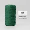Corda de Algodão Dupla de 2mm Tecida à Mão DIY Aba Colorida para Pendurar Corda de Algodão Amarrada Corda para Zongzi
