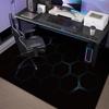 Alfombra para Sala de E-Sports, Piso para Silla Giratoria de Computadora, Alfombrilla Protectora y Aislante de Sonido para Piso, Resistente a Manchas y Fácil de Mantener, Alfombrilla Antideslizante para Recámara Fresca