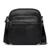 Comercio Exterior Capa Superior Piel de Vaca Bolso Pequeño de Pecho para Hombre Almacenamiento Bolso Cruzado para Hombre Portátil Pequeño Cuero Genuino Bolso de Hombro para Hombre