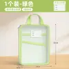 Bolsa para asignaturas en forma de L A4 doble capa malla de nylon transparente para exámenes de estudiante bolsa para documentos bolsa de almacenamiento de libros