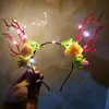 Nova Tiara de Galhos de Rena Brilhantes de Natal, Faixa de Cabelo Piscante, Adorno de Cabeça de Fada, Versátil para Festas de Natal e Mercados Noturnos