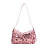 Bolsa de almohada simple casual de estilo extranjero nuevo estilo de verano 2025 moda lentejuelas simple para mujer bolso de hombro personalizado
