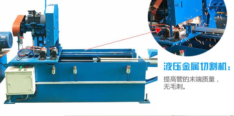 全自动钢管焊管焊接设备 70mm圆管焊管机 大口径焊管机