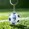 Chaveiro Acrílico Plano Tema Copa do Mundo Estojo de Lápis Unisex Mochila Pequeno Pingente Decoração para Jovens