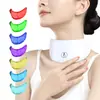 Dispositivo de Beleza para Pescoço com Luzes Coloridas Transfronteiriço Dispositivo de Importação para Rugas no Pescoço Doméstico 156 Luzes LED Dispositivo de Beleza para Pescoço