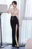 Vestido Sexy com Cordão Vestido de Noite Fenda Saia Longa Elegante Banho Massagem Pedicure Técnico Roupa de Trabalho Roupa de Trabalho