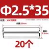 Acero Inoxidable 304 Cilíndrico Pasador de Posicionamiento Pasador Fijo Eje Pasador Sólido 1M2M3M4M568