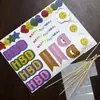 Día de San Valentín Ins Coreano Teamo Te Amo Fiesta Festiva Decoración de Pastel de Cumpleaños Retro Enchufe