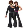 Ropa de actuación disco retro de los años 80 para parejas, tallas M-XL, festival de música, bar, cantante, hippie, fiesta, Halloween