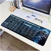 Popular no Tiktok super grande borda de bloqueio SD função excel atalho comum mouse pad de jogo tapete de mesa de escritório