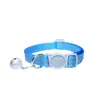 Pei Pet Beibei nuevo collar reflectante de seda para gato con hebilla de seguridad ajustable y correas reflectantes al por mayor