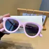 Novos Óculos de Sol Infantis Cor Doce Dopamina Tendência da Moda Transfronteiriça Óculos de Sol Versáteis Fofos para Bebê Atacado