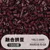 Set de cuentas de 264 colores, 1000 cuentas por bolsa, cuentas de 2.6MM, materiales para rompecabezas 3D DIY, venta al por mayor