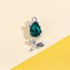Colgante de Accesorios de Tulipán Colorido Gema Colgante Pequeño Accesorios de Aleación Materiales para Joyería para Ropa DIY Pulsera Collar