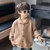 Abrigo suéter para niño 2026 nueva colección de otoño cárdigan tejido top para bebé estilo primavera y otoño ropa de lana