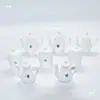 Olla para Salsa de Cerámica Blanco Puro, Olla para Vinagre, Olla para Aceite, Tarro Creativo para Chile de Hotel Restaurante, Olla para Salsa de Soya, Botella para Condimentos, Tarro para Condimentos, Botella para Aceite