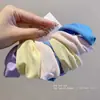Elástico de Cabelo Infantil Alto Paytail Tendão de Borracha Borda Larga Colorido Simples Sem Cabelo Alta Elasticidade Anel de Toalha Elástico de Cabelo Elástico de Cabelo para Menininhas
