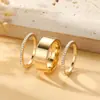 Anillos Nuevos Transfronterizos Europeos y Americanos para Mujer, Anillos de Diamantes Multicapa Apilables de Lujo Ligero de Nicho, Joyería Versátil de Gama Alta