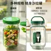 Contenedor de Ensalada Saladkindsaladpodbuilt Contenedor de Almacenamiento para Deportes al Aire Libre Fitness Botella de Almacenamiento a Prueba de Fugas