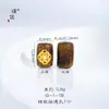 Pulsera Ruyi de Oro Arena No Desvanecible, Pulsera de Ágila de Sándalo, Pulsera de Cuentas de Transferencia de Cristal de Té Natural Versátil para Mujeres Blancas