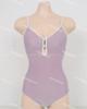 4 Cor] French Ins Fresh Girl Simples Low-cut Sexy Backless Emagrecimento Férias Maiô Feminino Biquíni