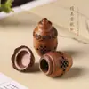 Frasco Auspicioso Gui Bao DIY Esculpido com Exquisita Textura de Nuvem, Design Oco, Acessório Torcível e Abridor para Pílulas de Incenso