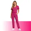 Ropa de trabajo personalizada con logo, tejido elástico, uniformes de quirófano bordados, uniformes médicos, uniformes de quirófano transfronterizos, en stock para entrega rápida