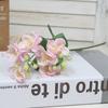 Fresco estilo pastoral buquê artificial Jasmim noiva de casamento segurando flor casa sala de estar decoração de mesa de jantar flor buquê falso