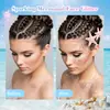 Clip para el Cabello Decoración de Estrella de Mar Sirena Fiesta en la Playa Brillo Facial Brillante Decoración de Fiesta Oceánica Vacacional