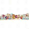 Cuentas de Cristal de Vidrio Brillantes de Alta Gama con Agujero Central, Campana, K9 Premium Electroplateado, 8/10mm, Accesorios para Joyería DIY, Aretes
