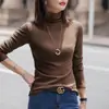 Venta al por mayor del fabricante Comercio exterior Otoño e Invierno Cálido Casual Básico Color Sólido Versátil Cómodo Cuello Redondo Manga Larga para Mujer