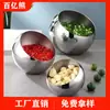 Tigela Diangle de Aço Inoxidável 304 Criativa Chinesa Espessada Utensílios de Mesa Loja de Fondue Tigela de Molho para Buffet Tigela de Temperos Doméstica