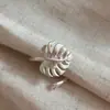Nuevo Anillo de Tortuga de Bambú Estilo Chino para Mujer Personalizado Estilo Ins Diseño Tridimensional Sentido Avanzado Anillo Abierto Ajustable