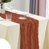 Elegante Caminho de Mesa de Veludo Verde - Voile Franzido para Casamento, Festa e Decorações de Feriado