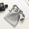 Bolsa de armazenamento para máscara de dormir de seda sintética, bolsa de tecido, bolsa com cordão de seda sintética acetinada, armazenamento de cosméticos estilo simples