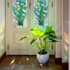 Xc9073 Lírio-do-vale Pintado a Laser Decoração de Vidro para Sala de Estar Entrada de Casa Adesivo Eletrostático Exportação Atacado Sem Cola