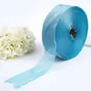 Acessório de Cabelo DIY Fita de Lã 6cm de Largura 50 Jardas de Comprimento Fio Franzido Fio Crepe Fita de Laço Tule Enrugado Metabo