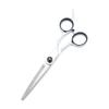 Tesoura para Pet 6 polegadas Tesoura Profissional para Corte de Pelo de Cachorro, Tesoura Curva para Aparar, Tesoura Adelgaçante para Gato, Tesoura para Tosquia de Pet
