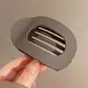 Pinza de garra de abulón cómoda para mujer, modelo nuevo de alta gama 2025, pinza de pelo plana y curva para coletas y recogidos