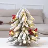 Decoración navideña ratán ratán anillo Guirnalda Árbol colgante de puerta colgante de pared diseño de escena navideña adornos colgantes de ventana