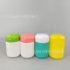Venta al por mayor 100ml frasco de sal explosiva en polvo tapa de color polvo de grano polvo de reemplazo de comida frasco de plástico frasco de leche en polvo