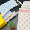 Papel de Envoltura Metálico con Lunares 17g Papel Perlado Iridescente Estampado en Caliente Papel Copia Doblado en Bolsas en Grandes Cantidades en Stock